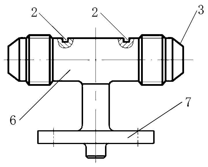 Detachable lubricating oil main pipe structure for aero-engine central transmission mechanism