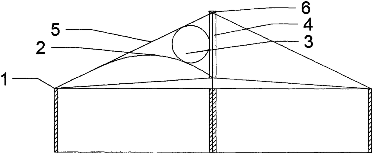 Support device used for module array of photovoltaic power station