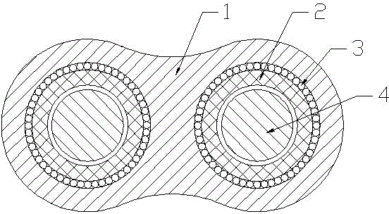 Wear-resistant brake line