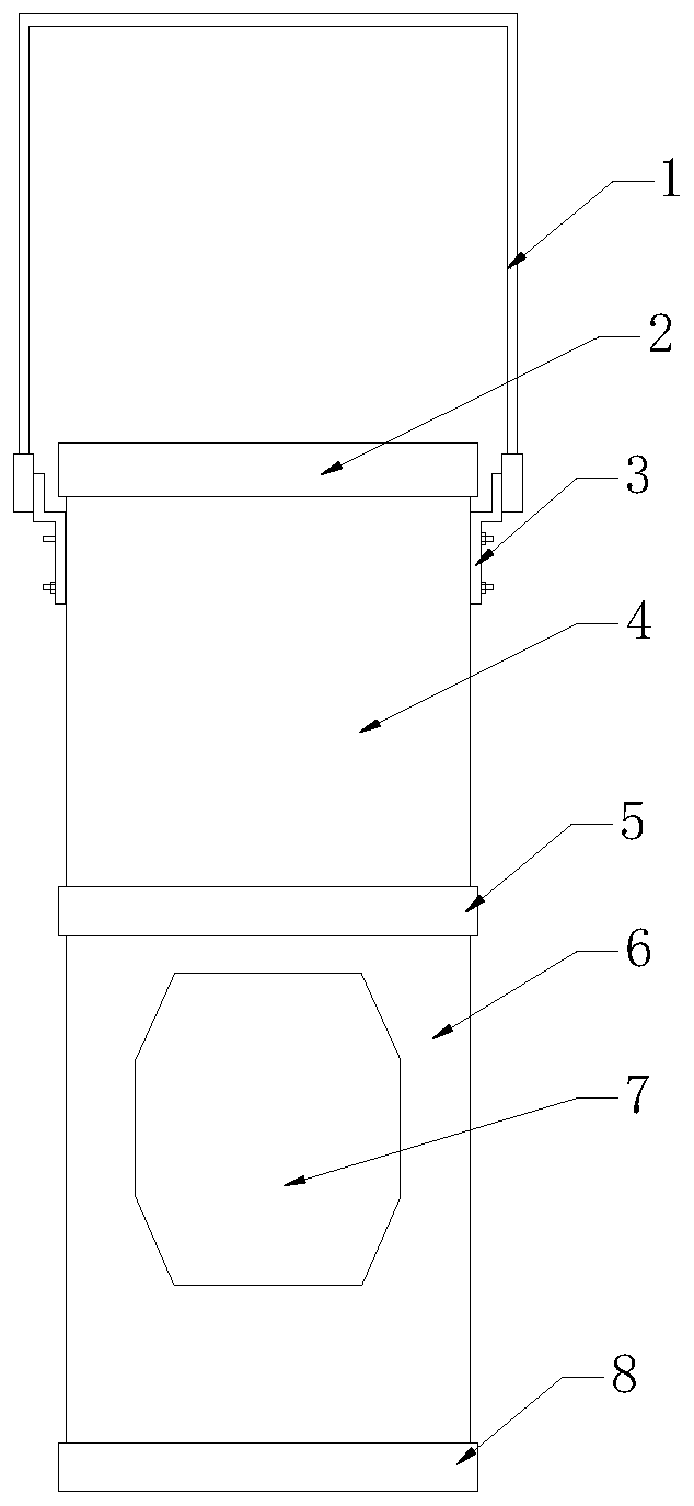 Lifting type flashboard device
