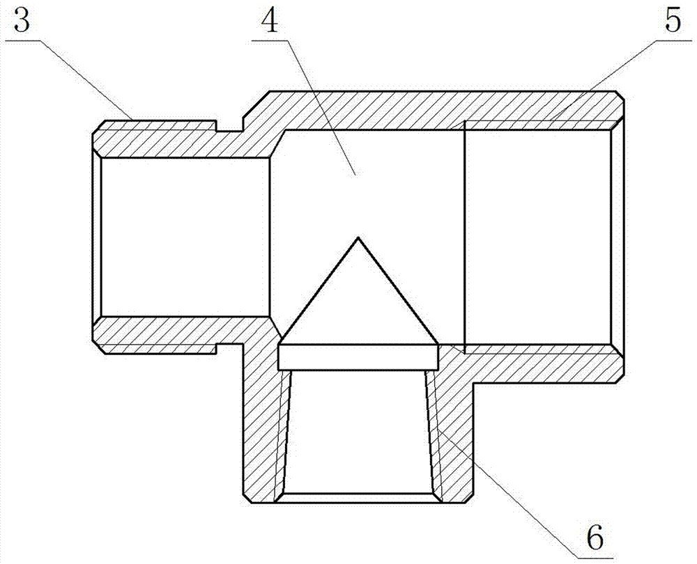 Three-way explosion-proof joint