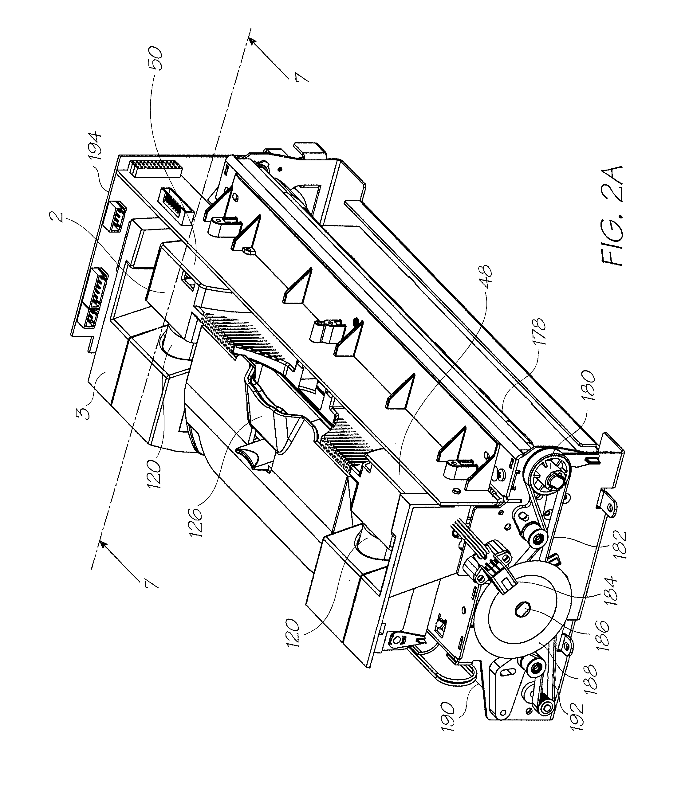 Printhead maintenance facility with nozzle wiper movable parallel to media feed direction