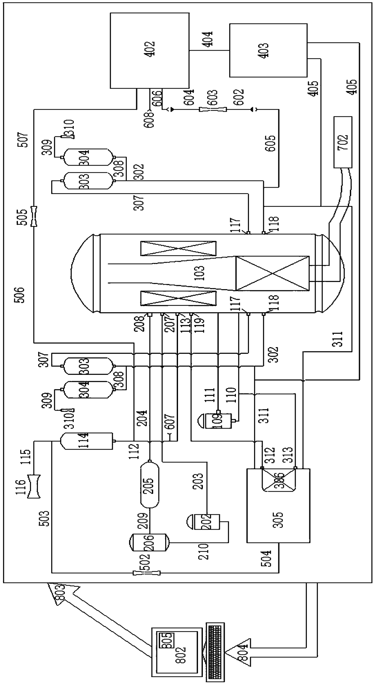 Thermal-hydraulic comprehensive performance simulator of special reactor safety system