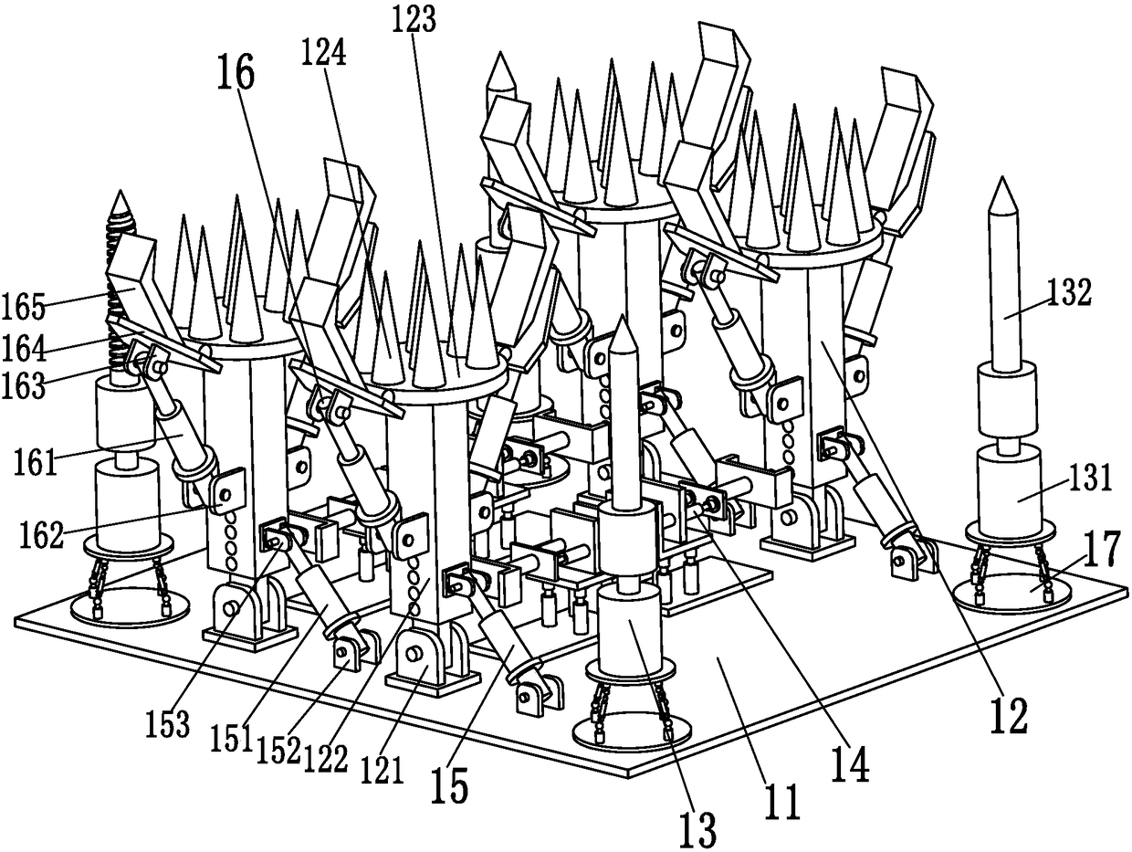 Construction device special for airing show