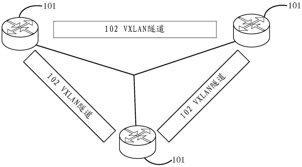 VXLAN tunnel detection method and apparatus