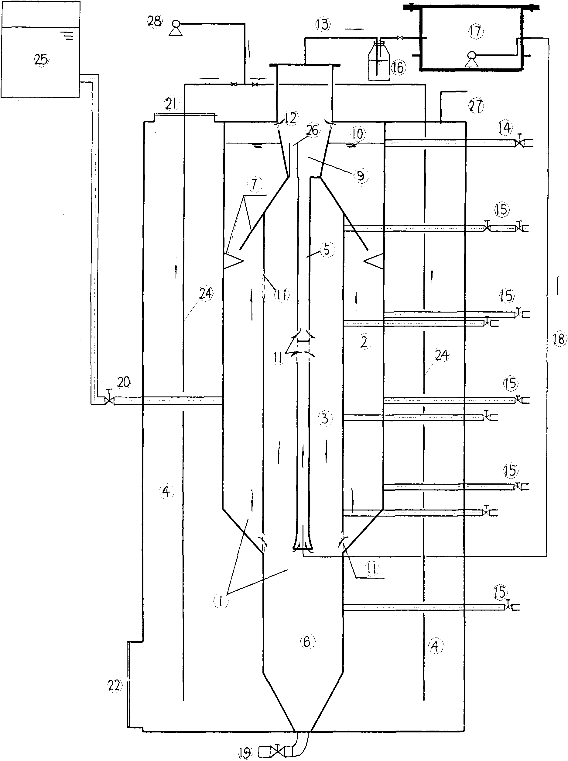 Equipment and method for integrally treating sludge and household garbage in town sewage treatment plant