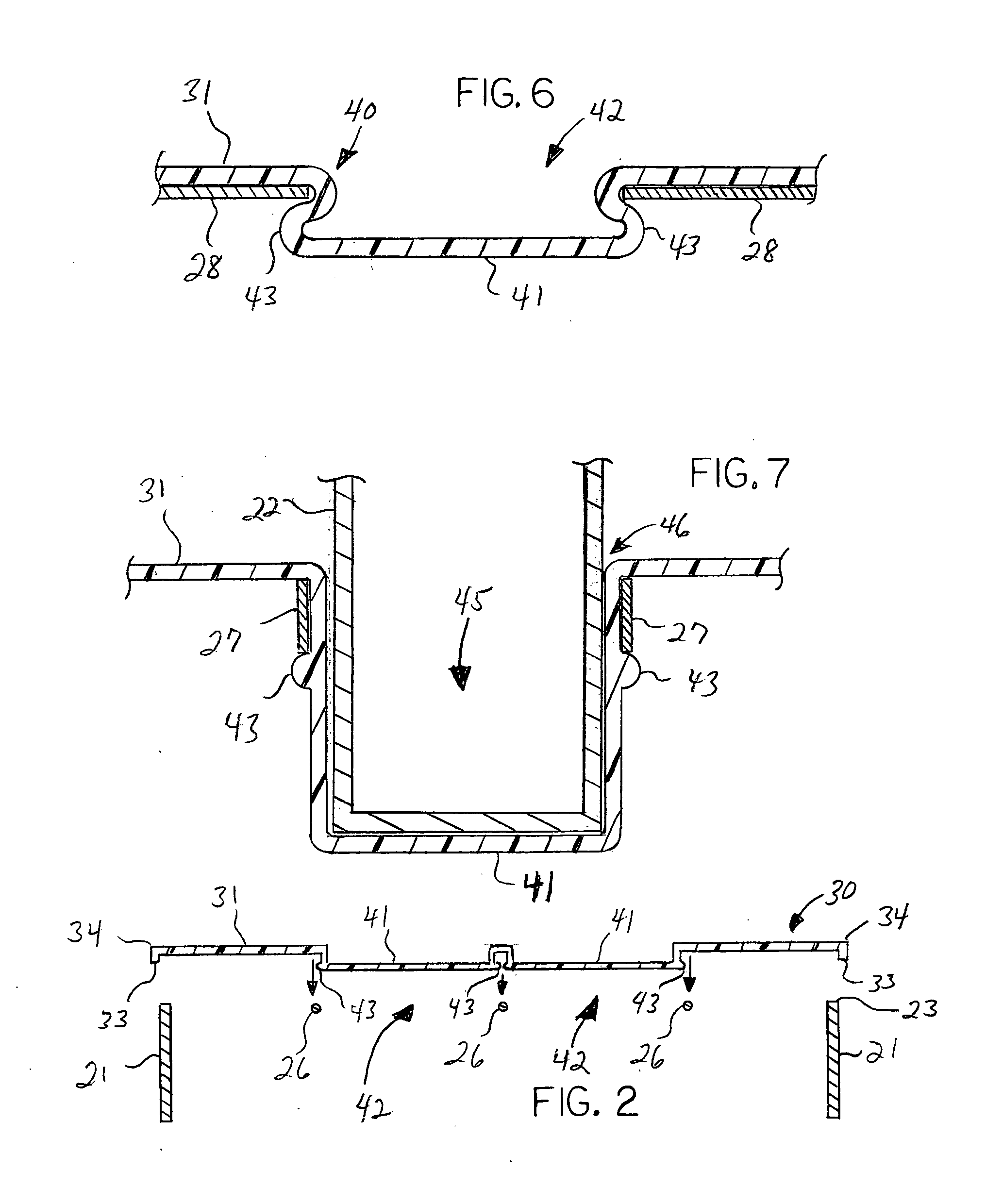 Metal and plastic pallet assembly