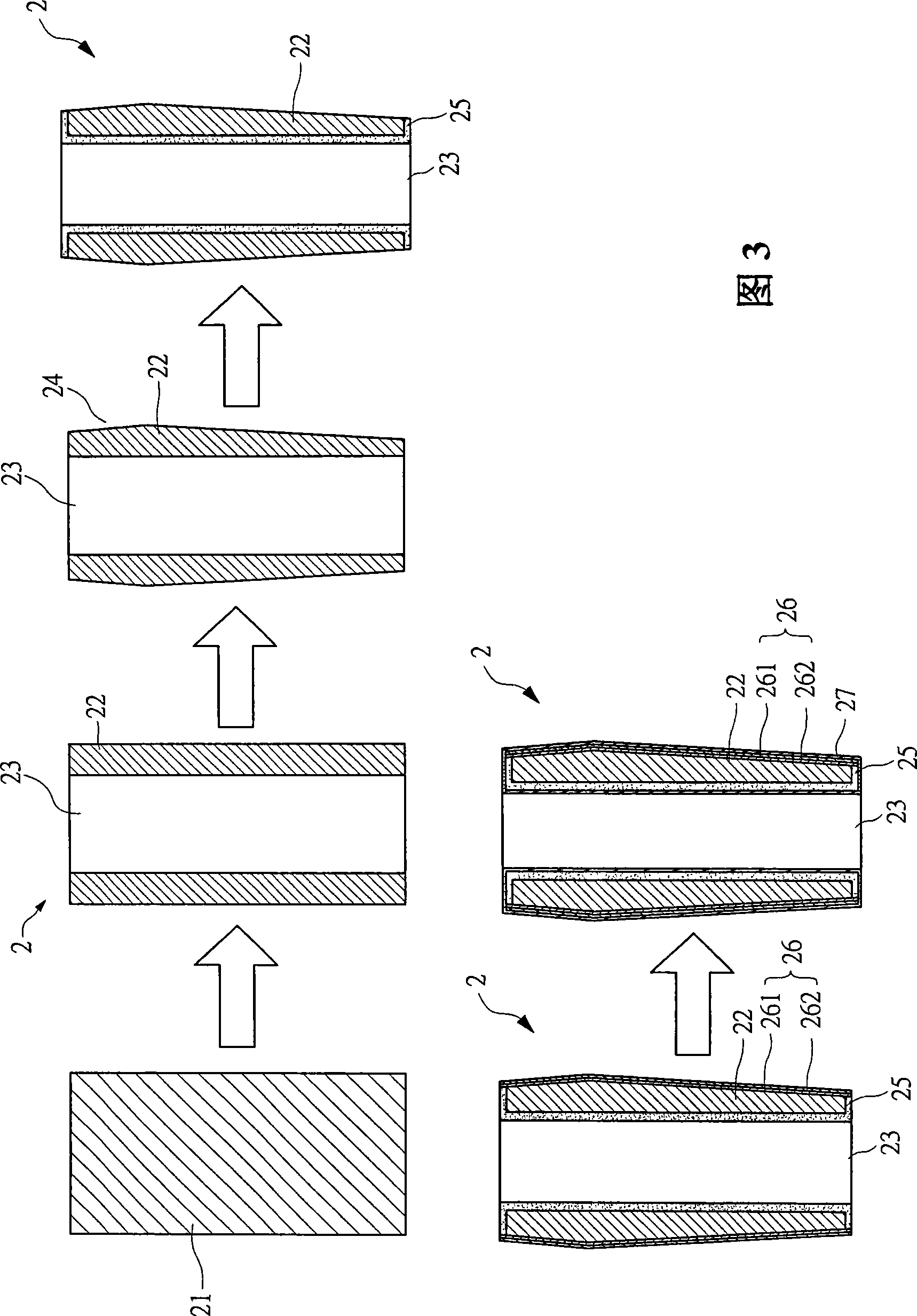 Method for producing iron drop and structure thereof