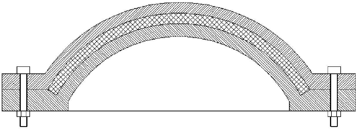 Deforming control method of pre-formed composite forming process and application of control method