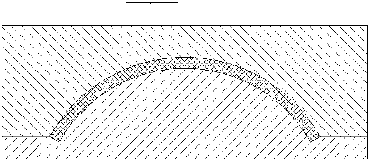 Deforming control method of pre-formed composite forming process and application of control method