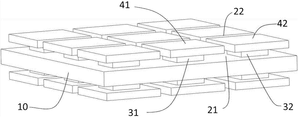 Flexible substrate with double-sided I-shaped composite structure