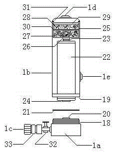 Manufacturing method for integrated single-cylinder water purifier