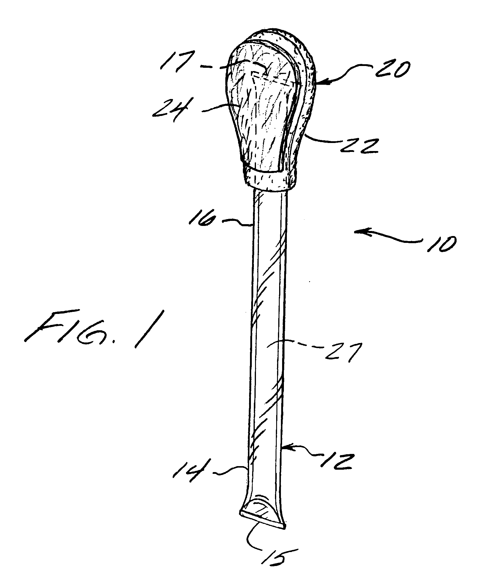 Hemostatic cleansing swab