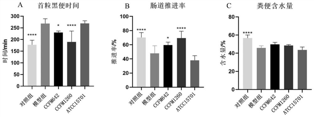 Bifidobacterium breve capable of down-regulating IL-17 and relieving constipation and application of bifidobacterium breve