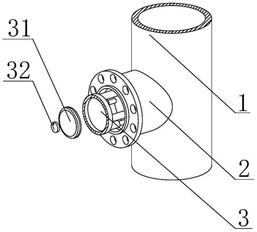 Fire-fighting pipe blockage detection mechanism