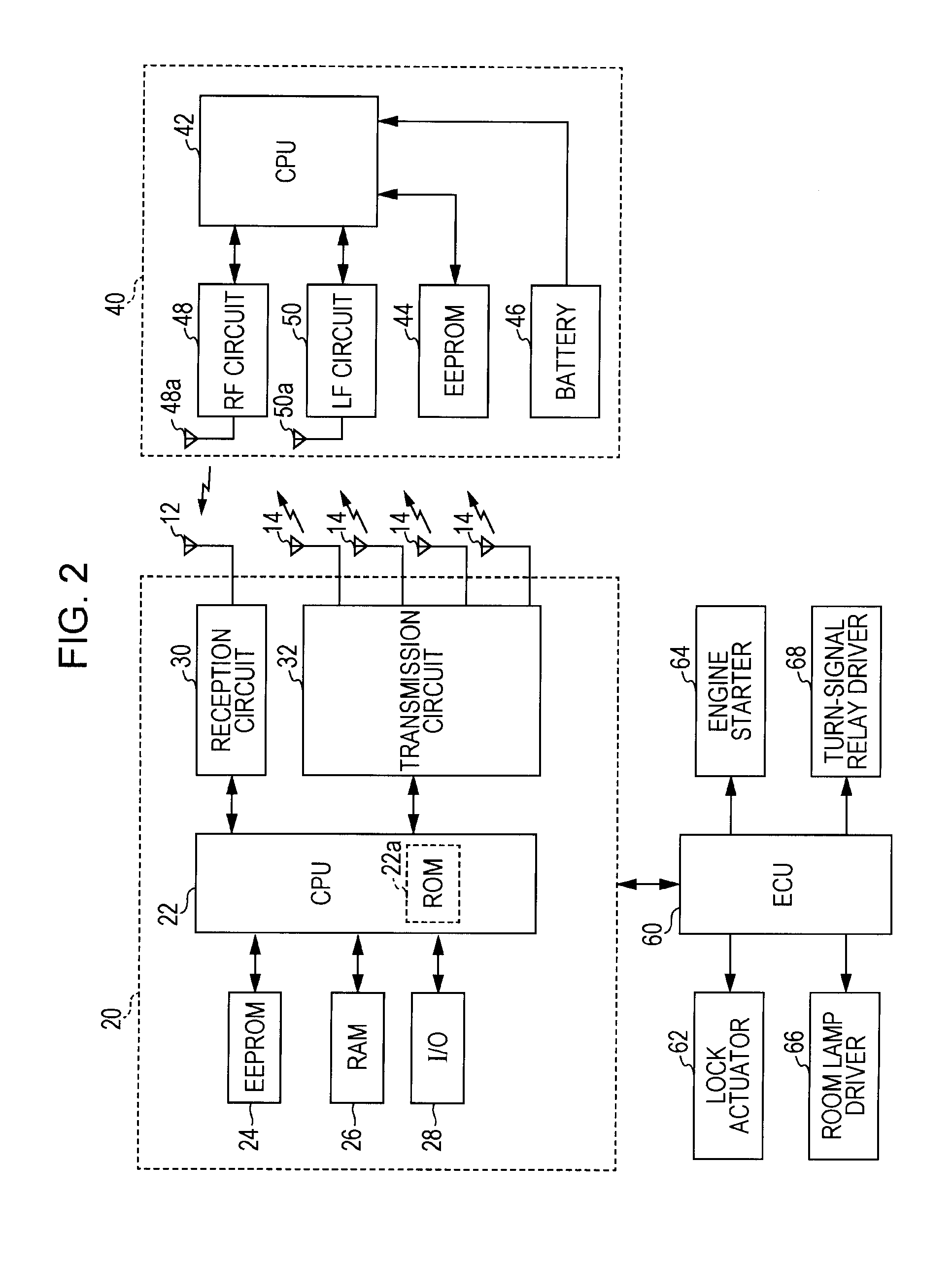 Keyless entry device for vehicle