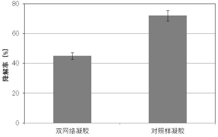 A kind of silk fibroin-sodium hyaluronate cross-linked double network gel and preparation method thereof