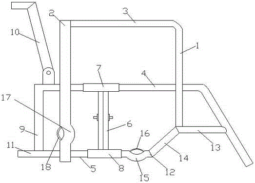 Wheelchair bracket with side elastic supports