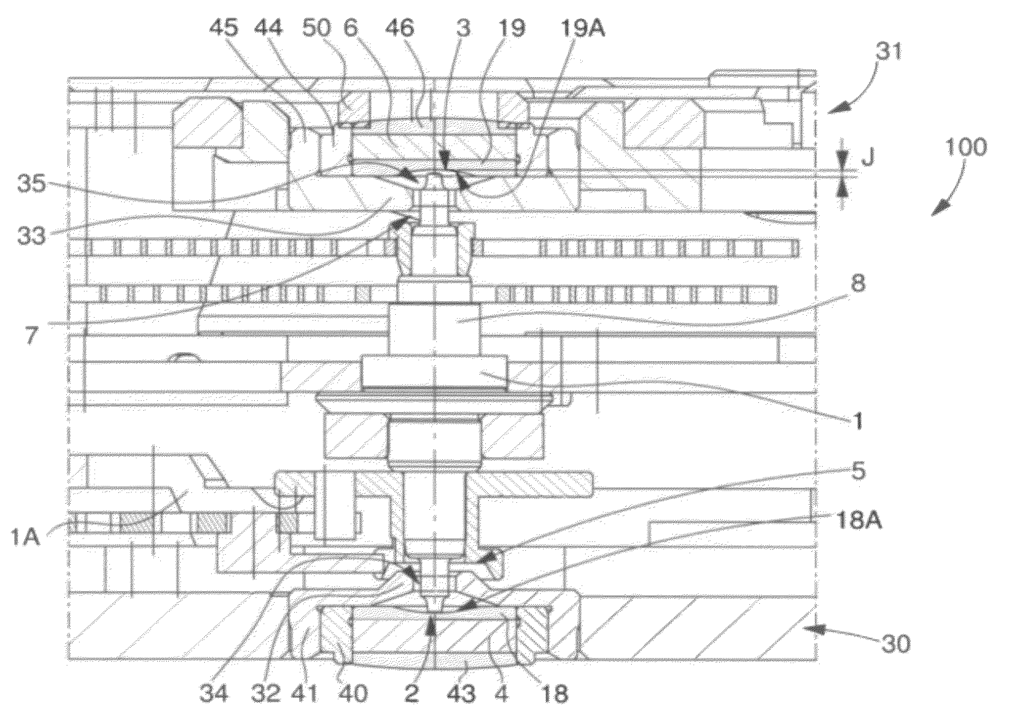 Magnetic and/or electrostatic Anti-shock device