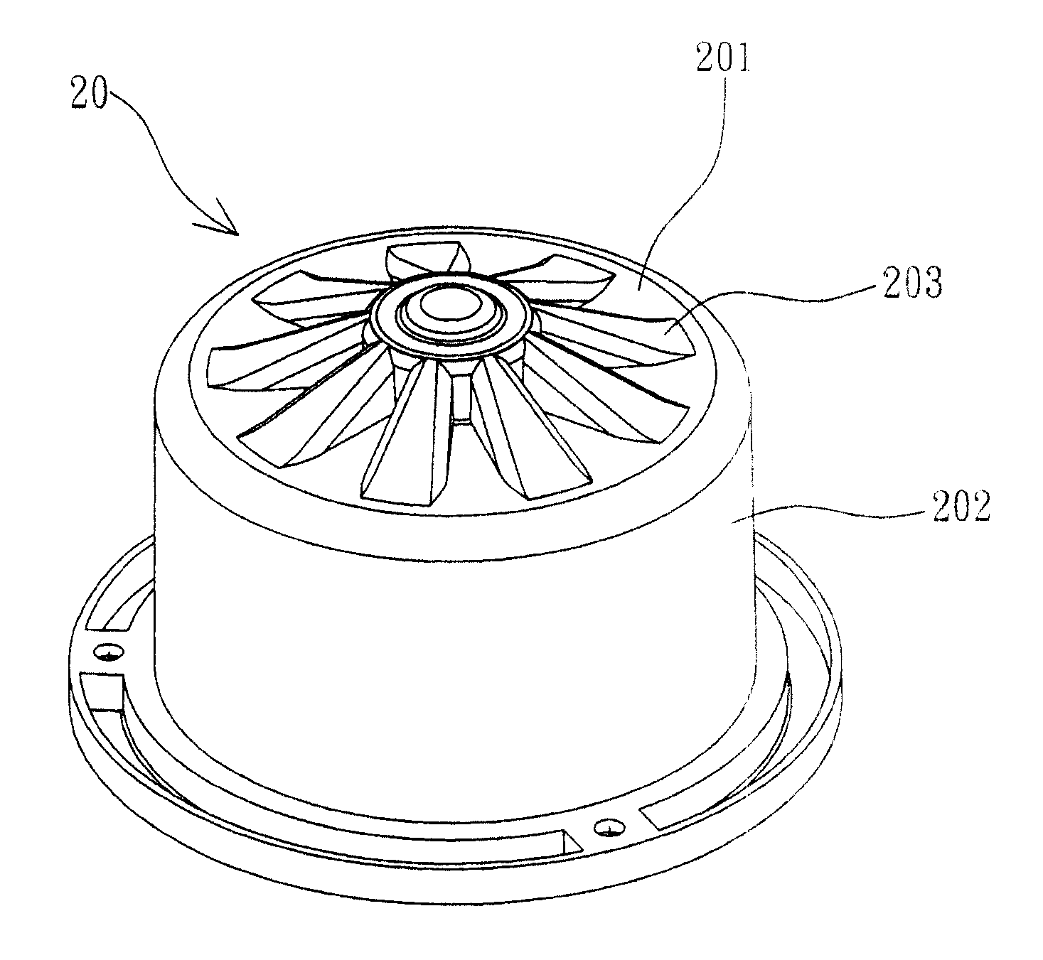 Fan, motor and its shell