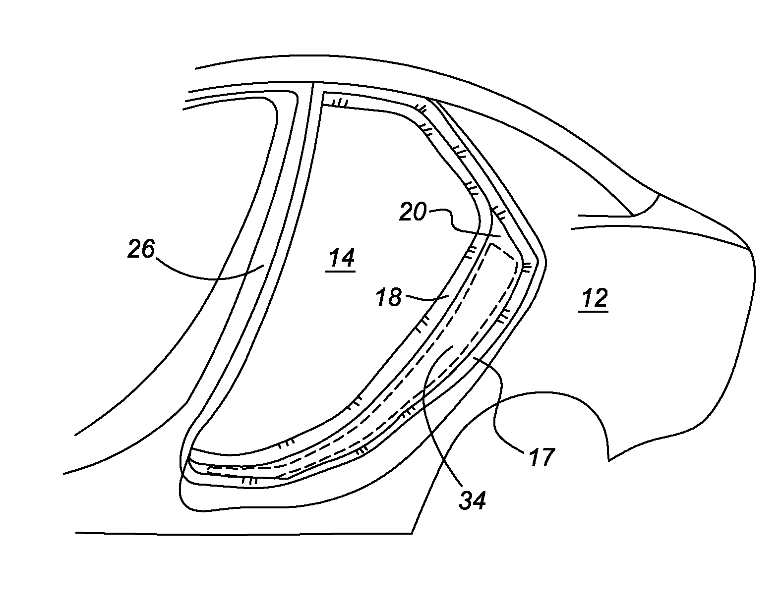 Vehicle Door Seal Venting System and Method