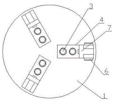 Clamping device with pull-down function