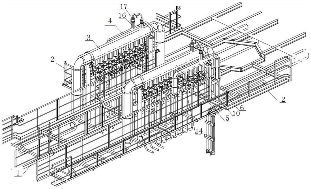 Chemical tanker and operation platform of chemical tanker cargo hold heating and cooling pipeline