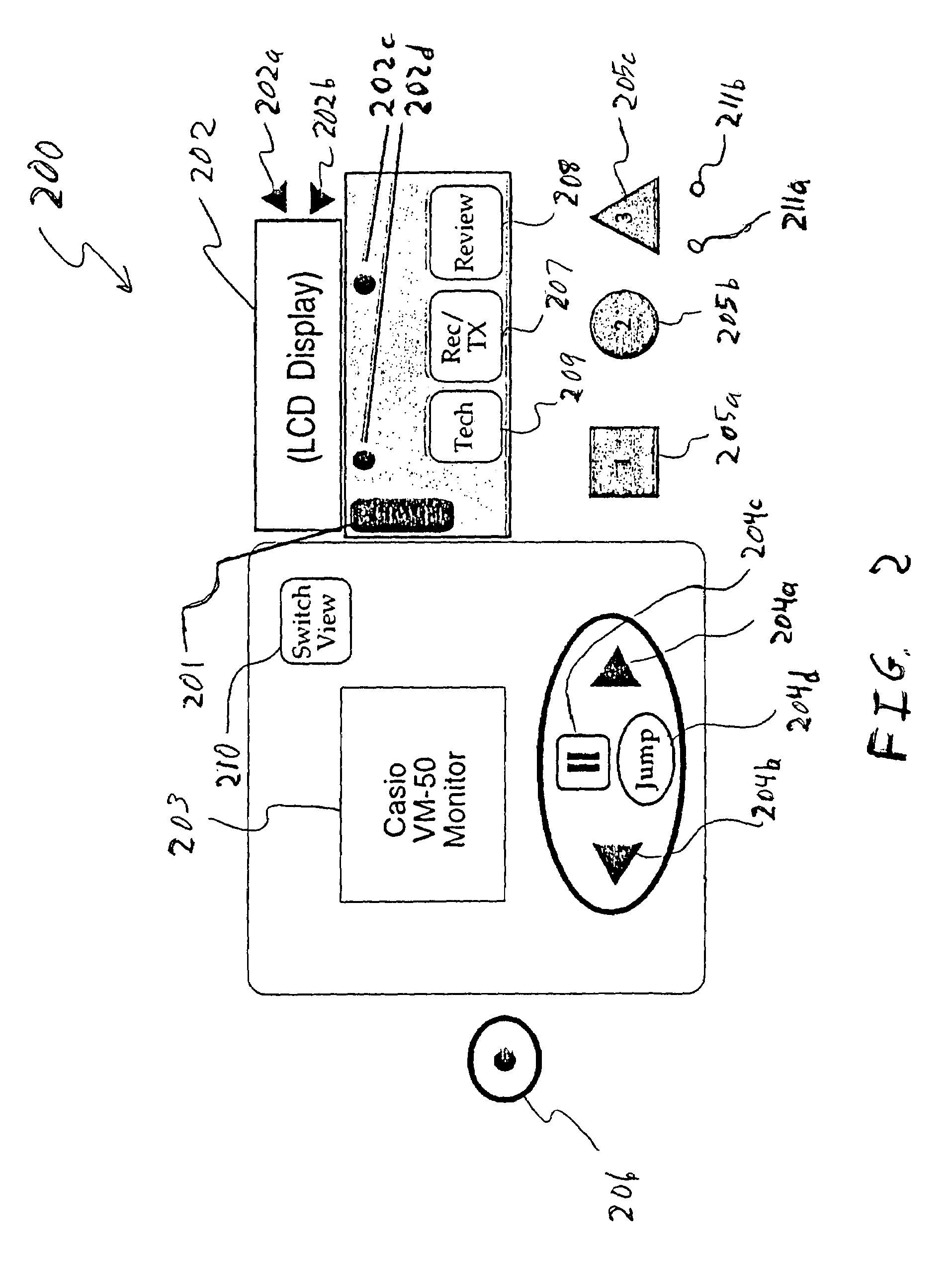 Flexible marking of recording data by a recording unit