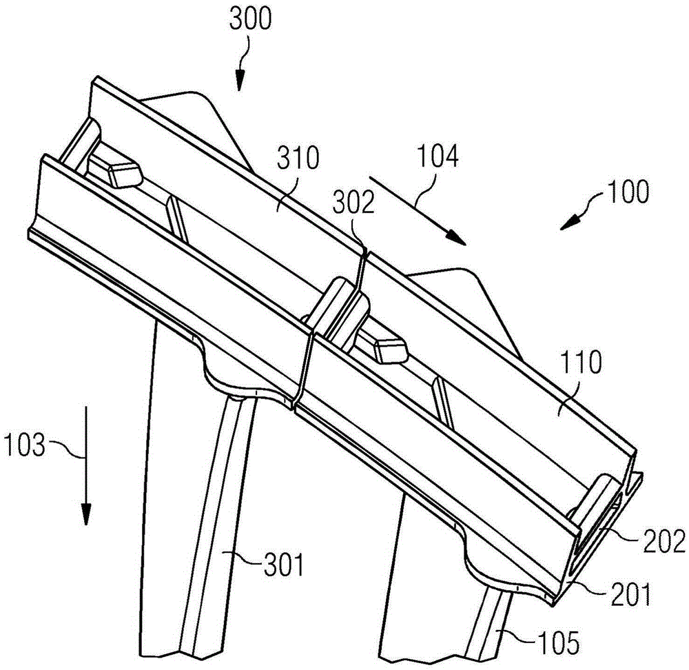 Blade system, and corresponding method of manufacturing a blade system