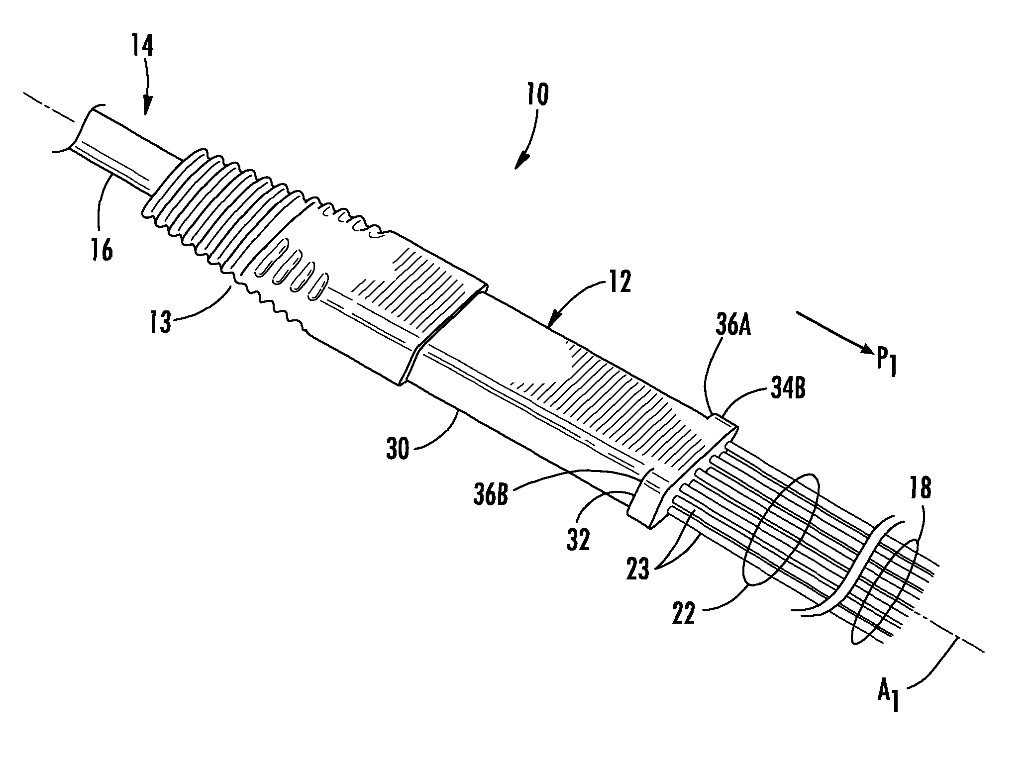 Molded fiber optic cable furcation assemblies, and related fiber optic components, assemblies, and methods