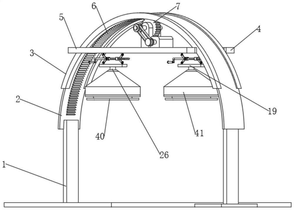 A polishing device for automobile production