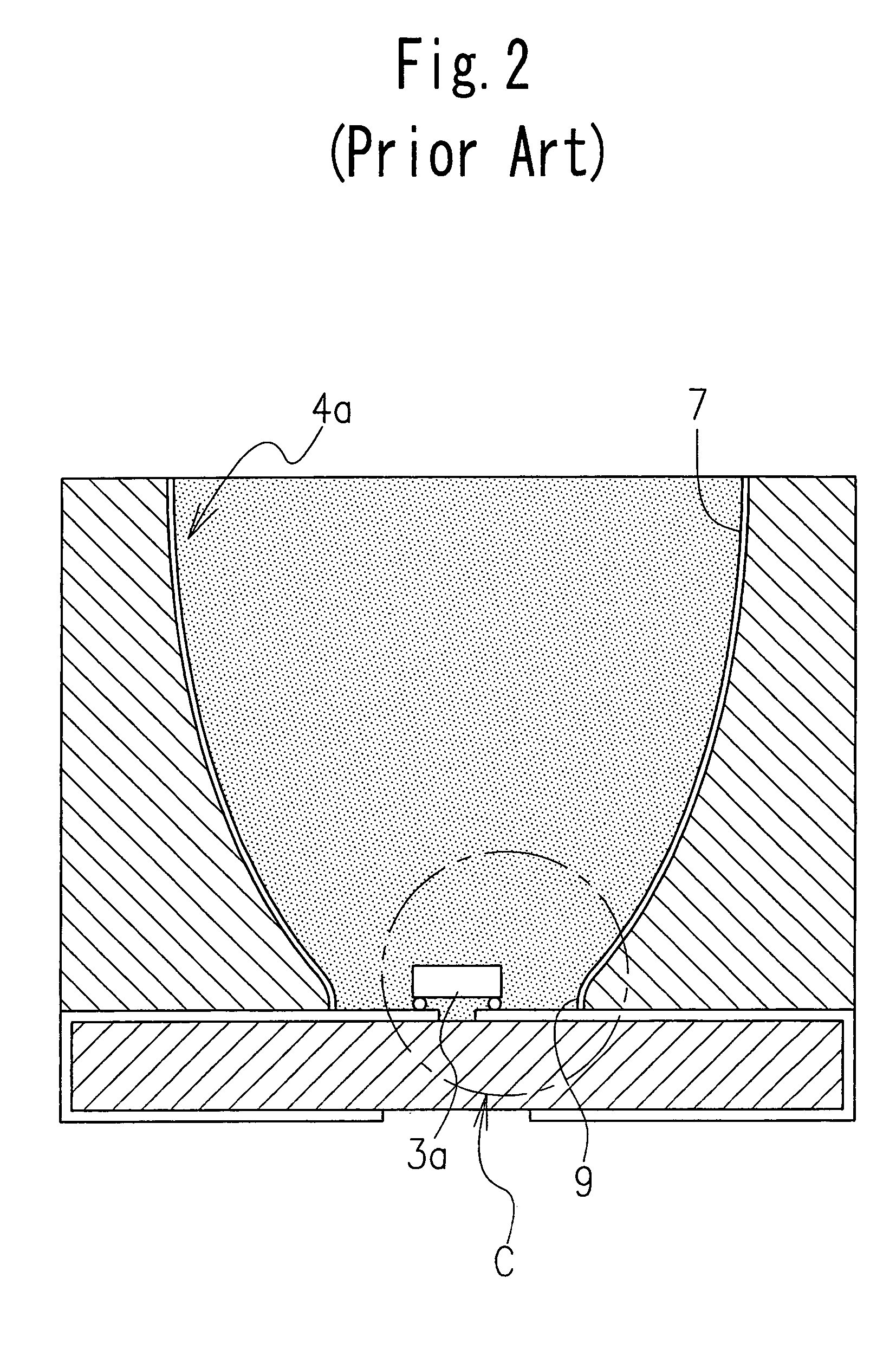 Light emitting diode with reflection cup