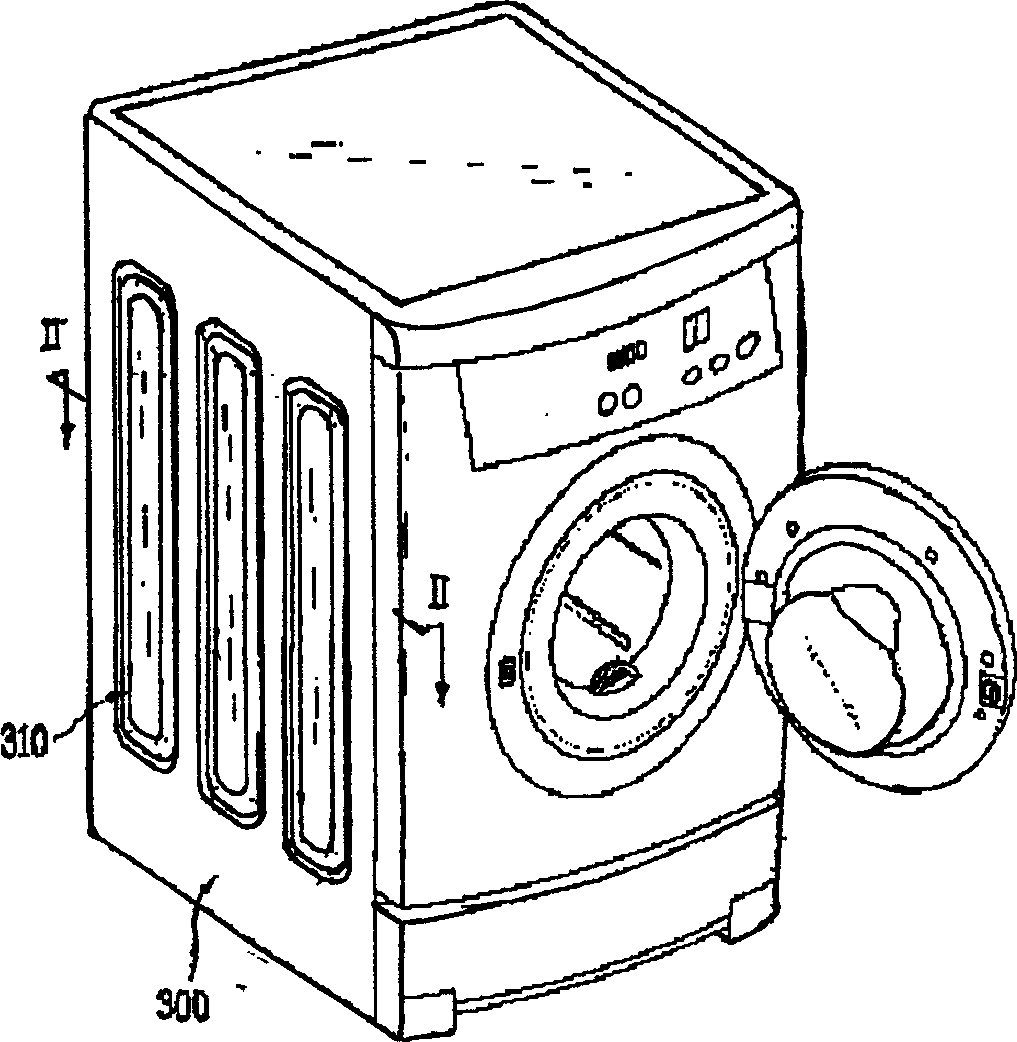Resonance preventing structure of washing machine