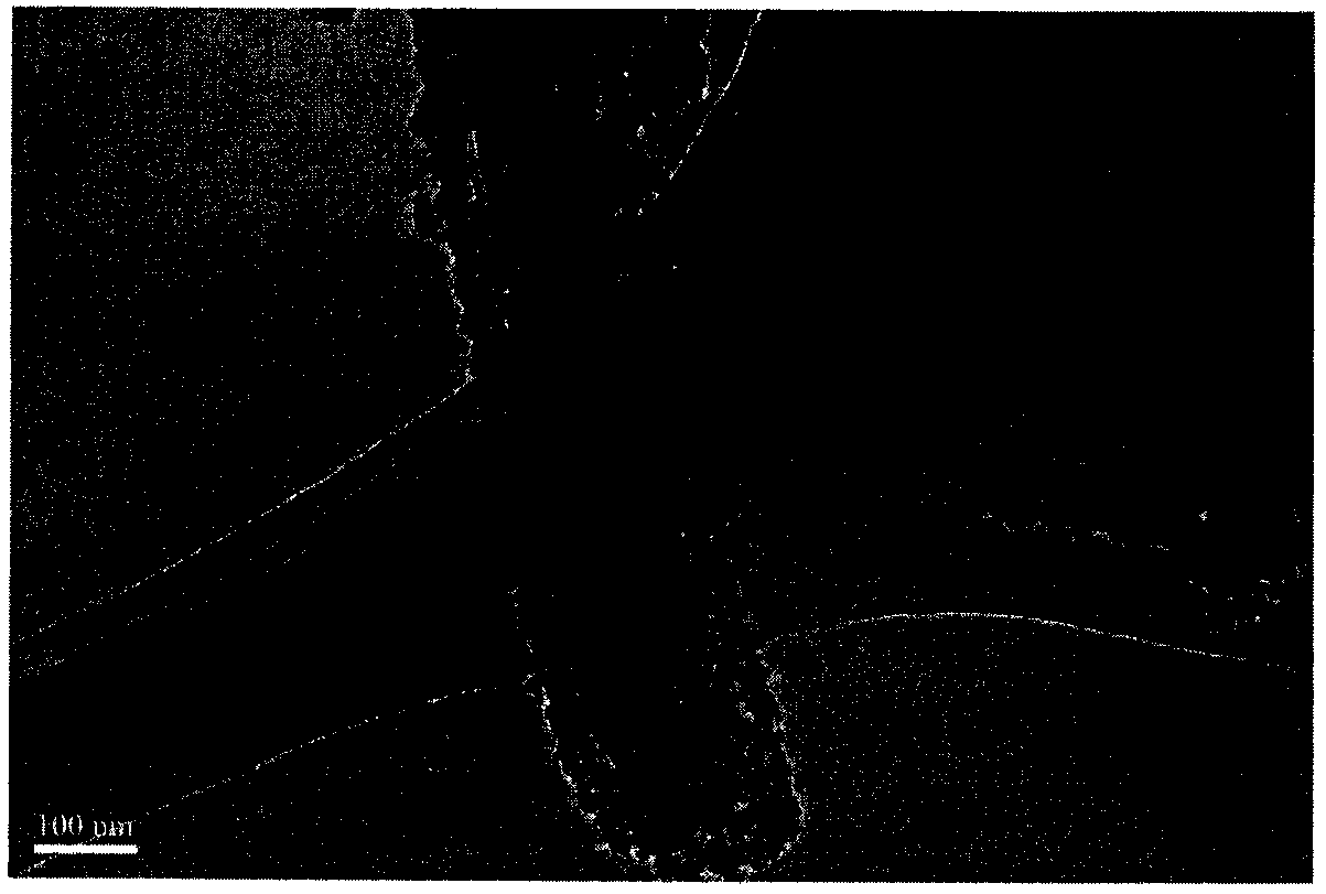 Preparation method of MnO2-supported TiO2 one-dimensional nano-material