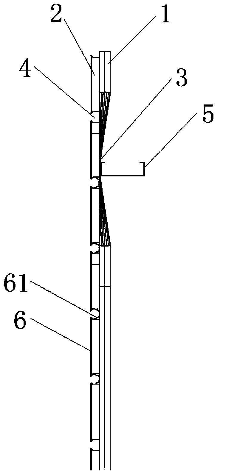 Variable-section keel