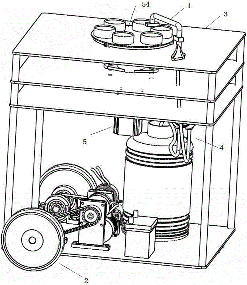 Intelligent water pouring robot device and control system thereof