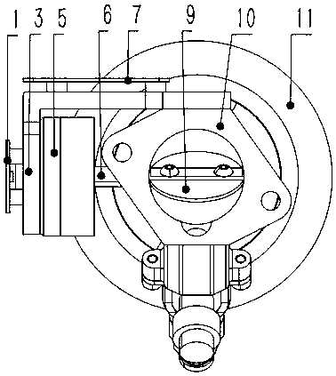 Electronic throttle valve
