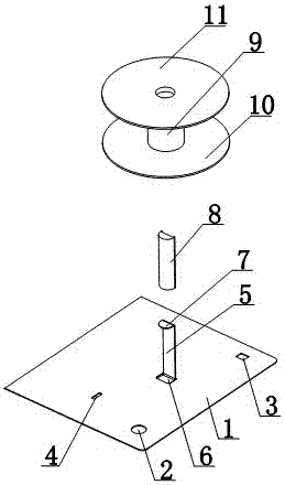 Winding device for ship hull in-shore anchoring