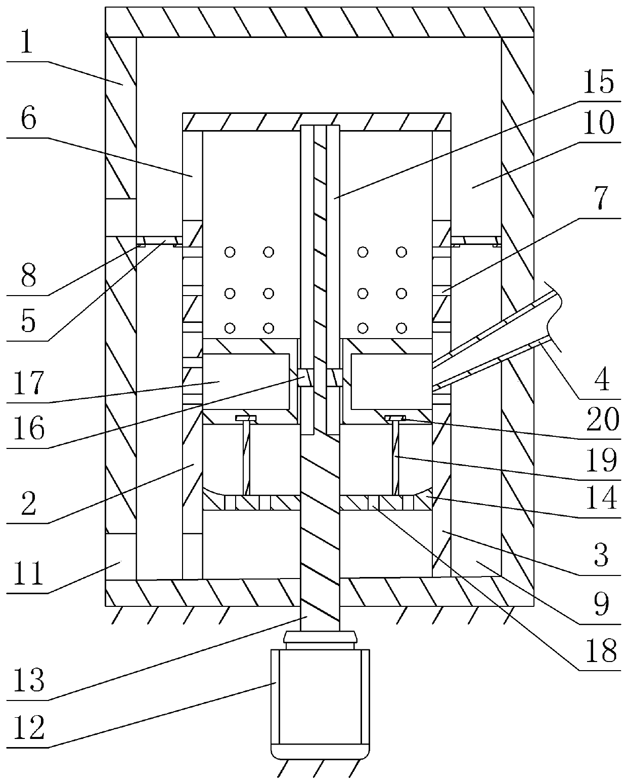 Organic fertilizer raw material proteolysis post-treatment method