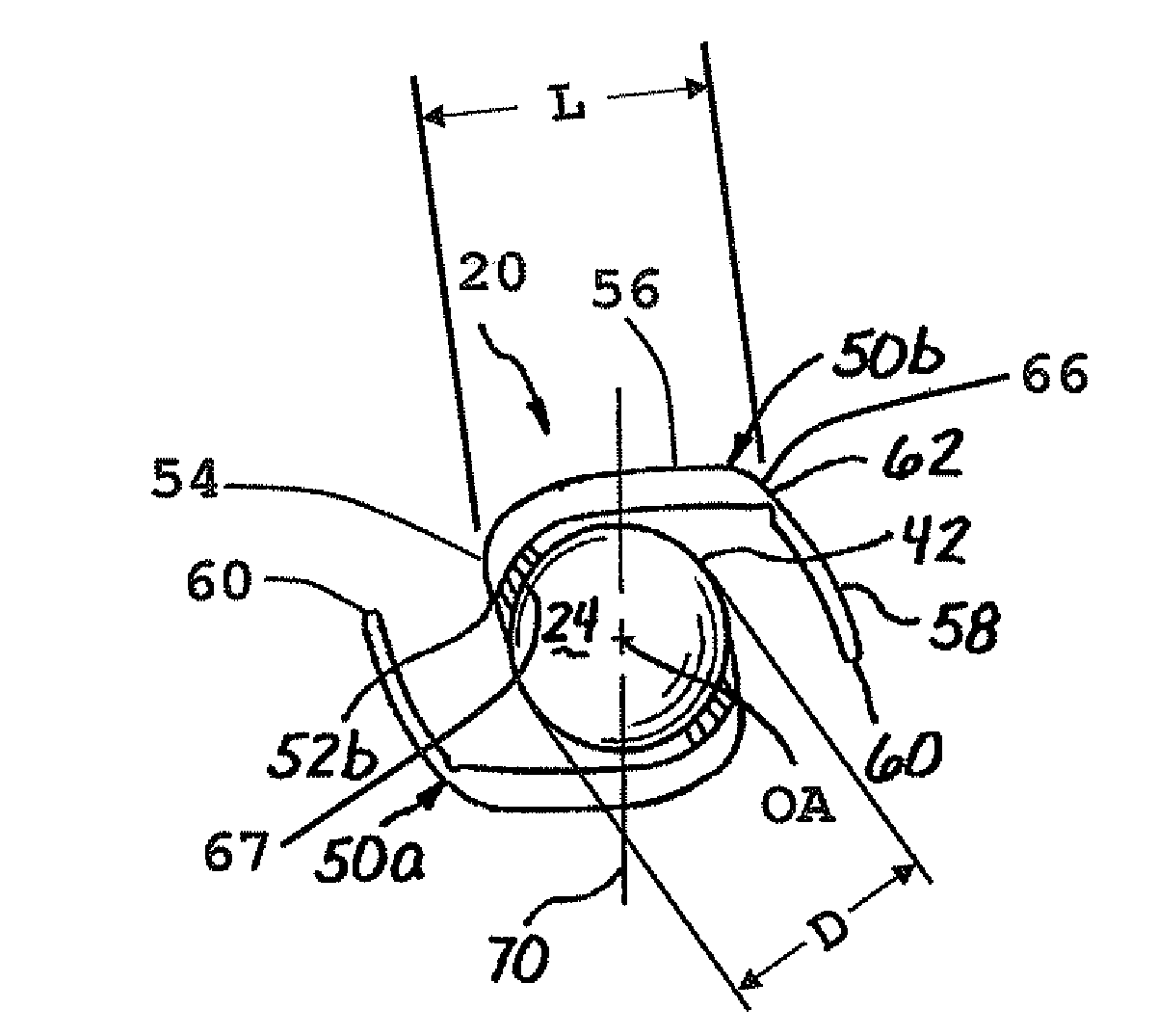 Accommodating intraocular lens with elongated suspension structure