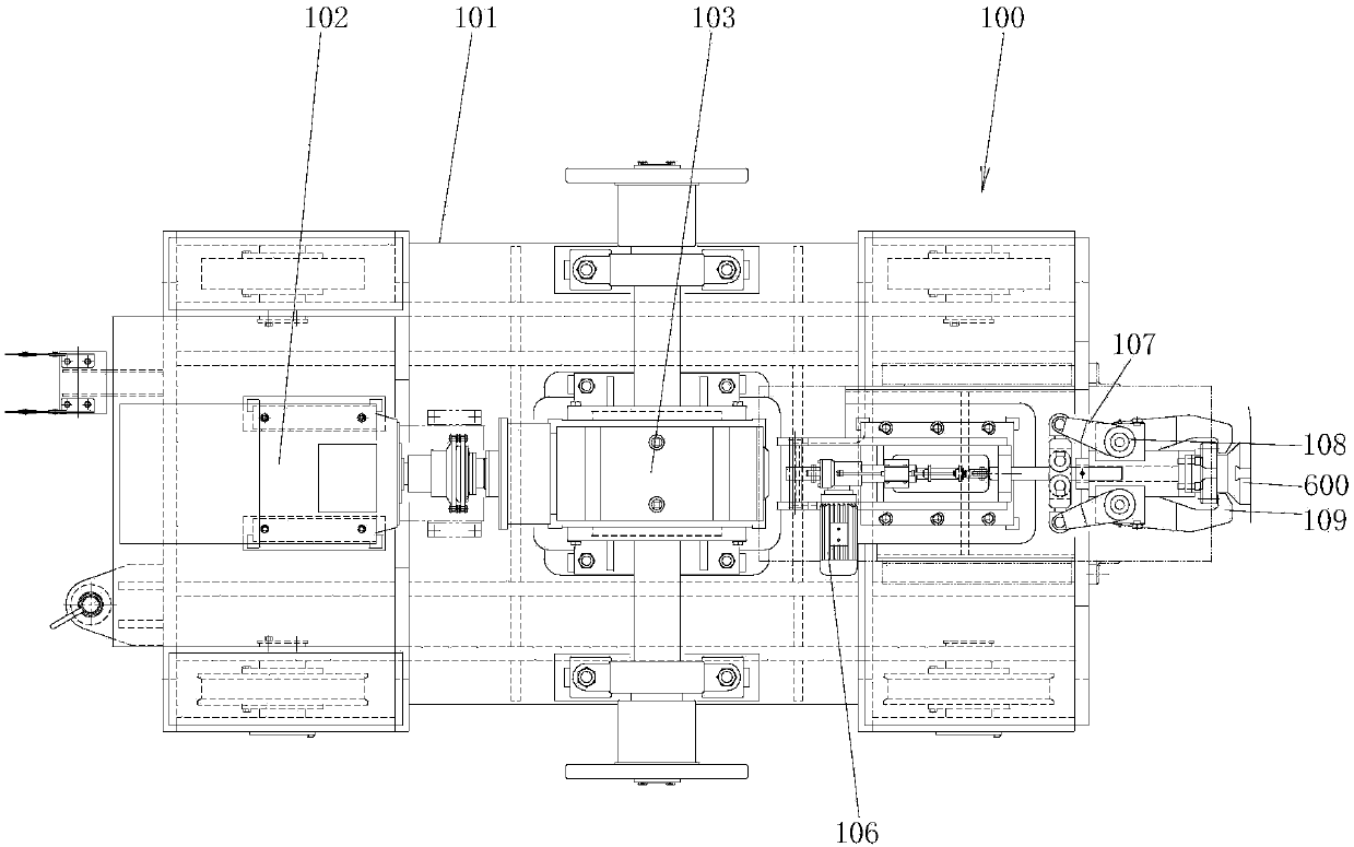 Online roll changing device