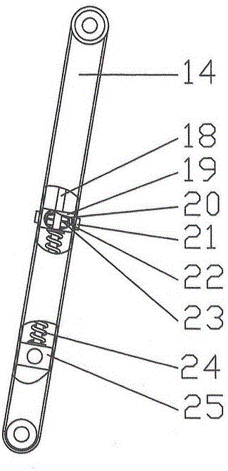 Bionic passive rebound mechanical leg