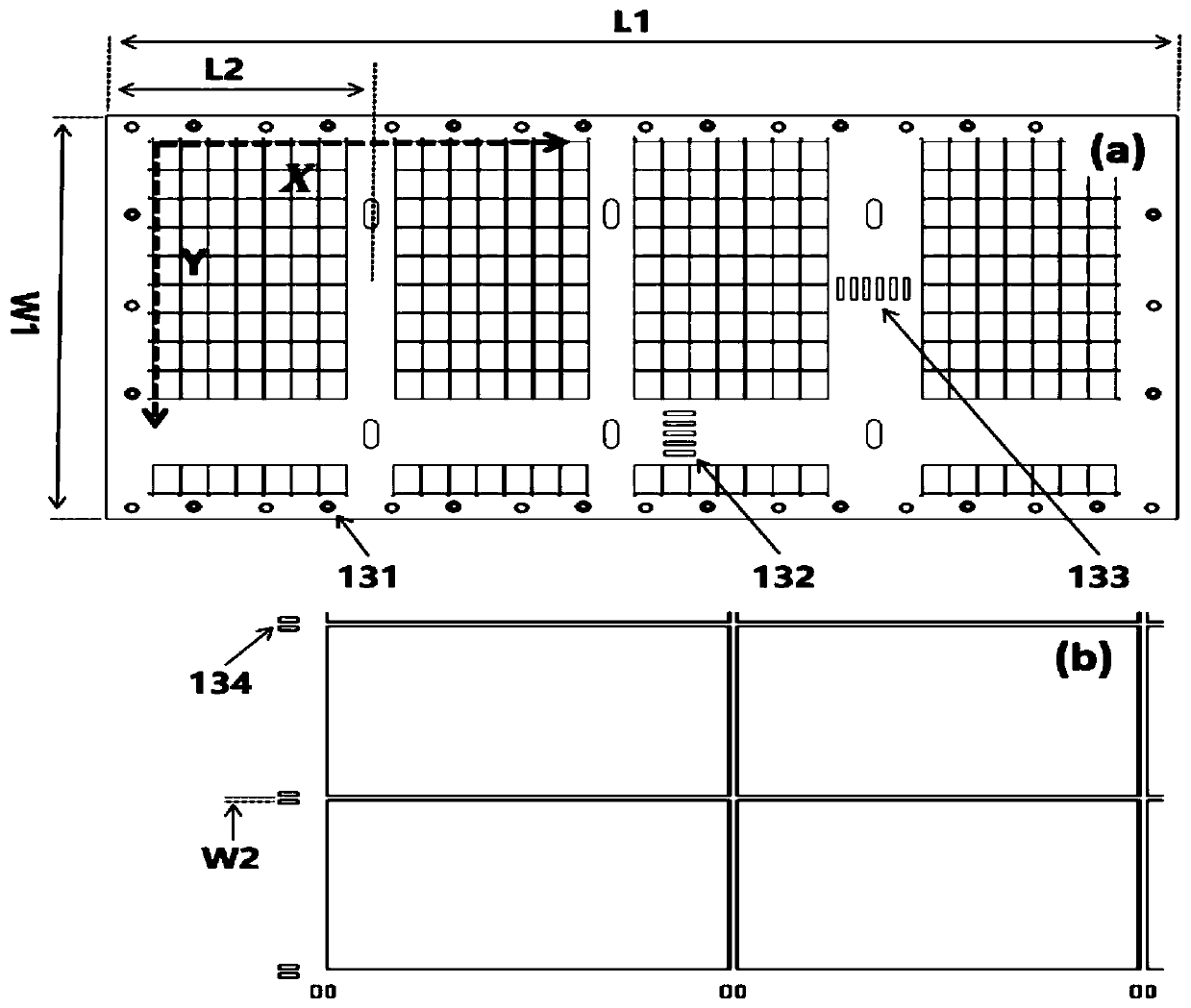 Photoelectric product packaging production method based on periodic array arrangement