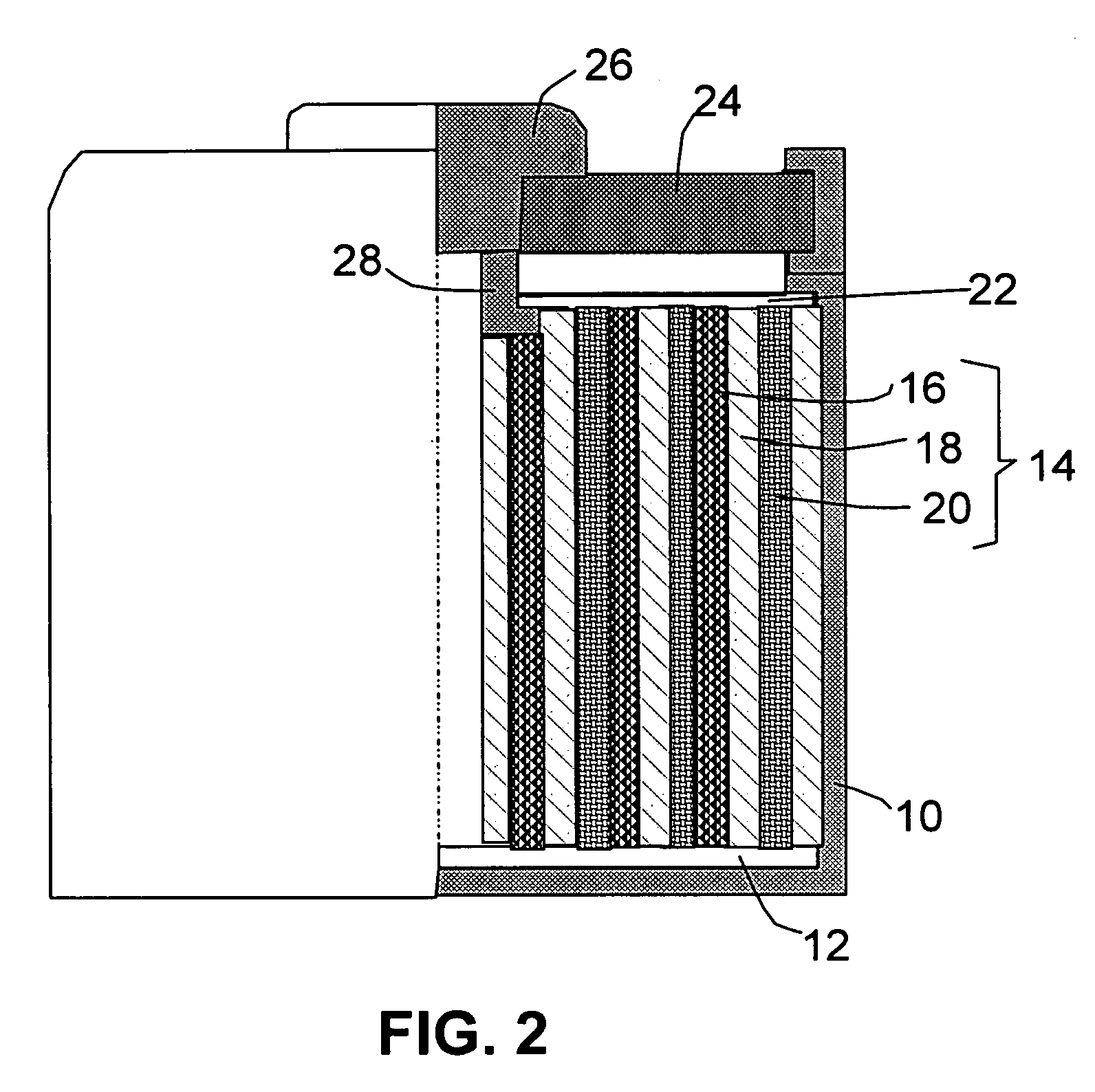 Process for producing hybrid nano-filament electrodes for lithium batteries