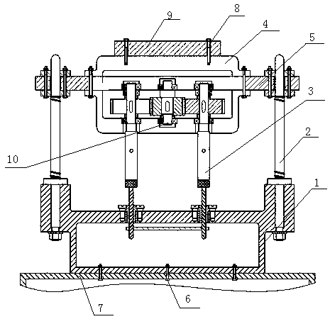 Multi-shaft box for magneto