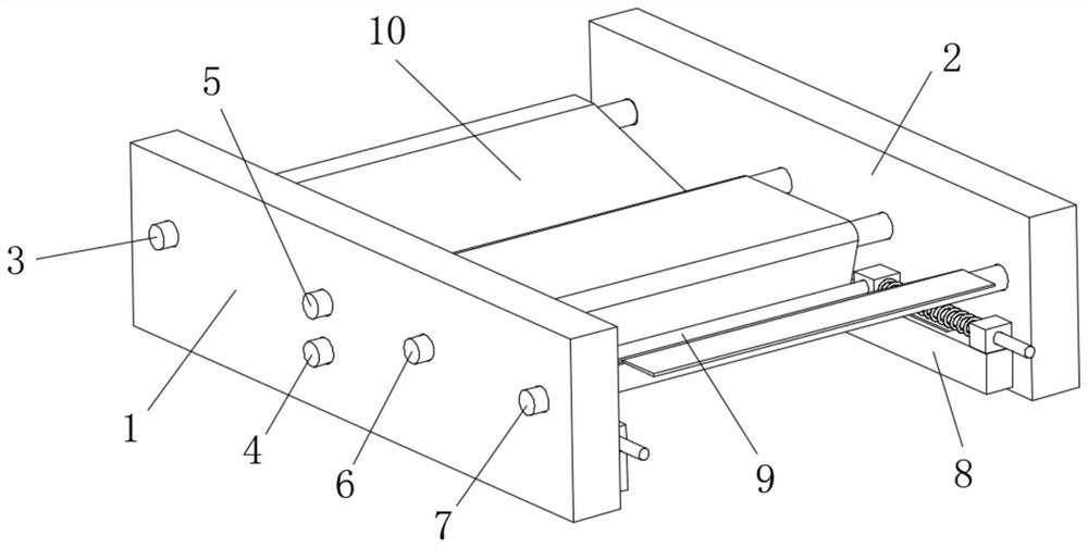 High-temperature-resistant color printing packaging bag processing equipment and processing technology thereof