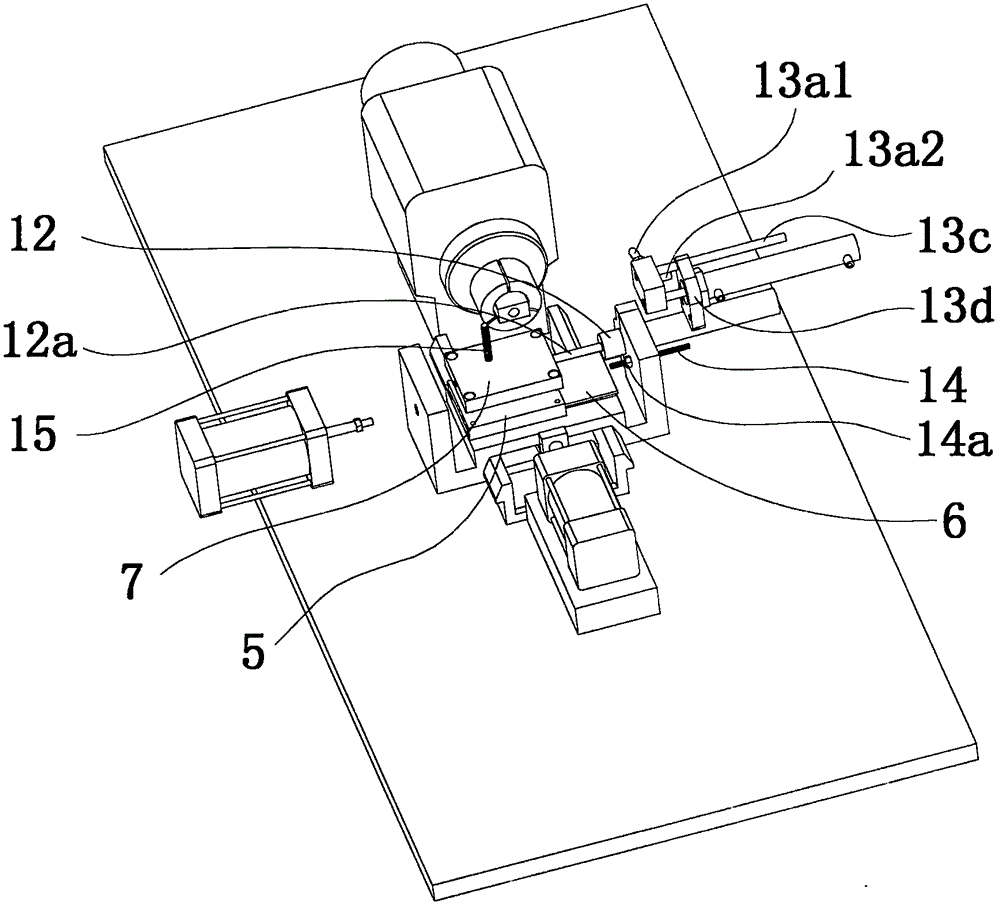 Electromagnetic valve body end face turning machining tool