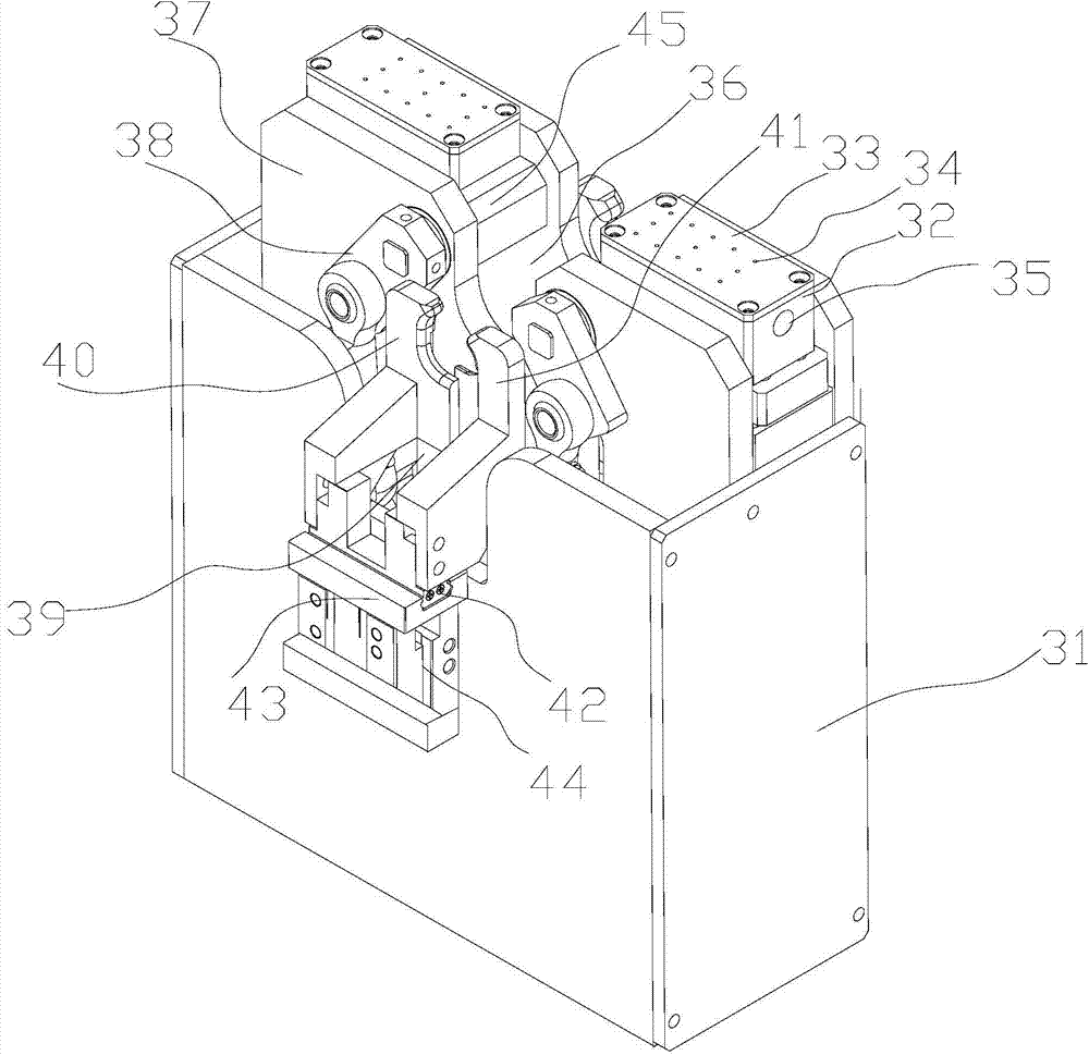 Automatic label sticking machine