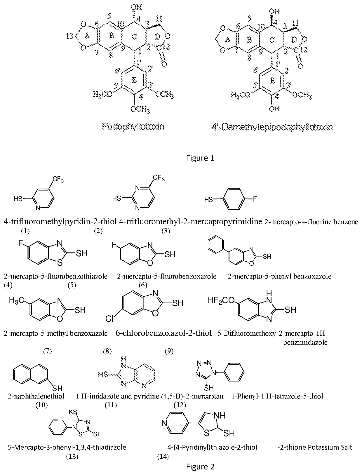 4-Sulfur Substituted Podophyllotoxin Derivative and Preparation Method Therefor and Use Thereof