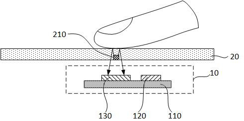A kind of optical device under the screen and the detection method of display screen film